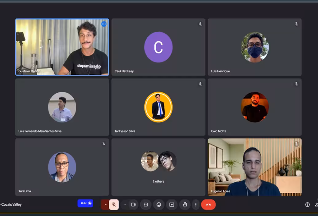 Imagem de uma das reuniões da comunidade Cocais Valley